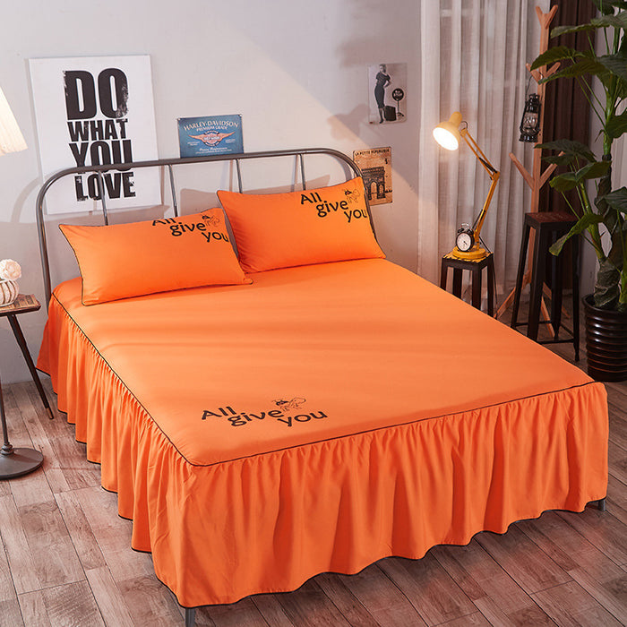 Beauty bed cover brushed