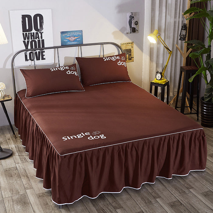 Beauty bed cover brushed