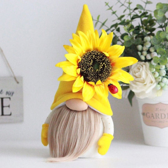 Sunflower Bee Figurine