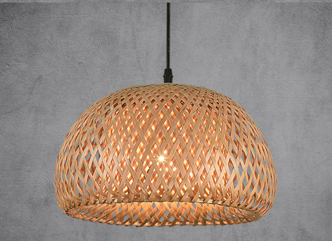 Garden Bamboo Woven Chandelier
