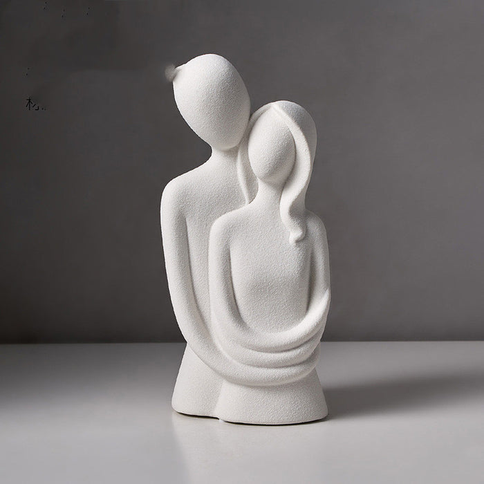 Modern Abstract Love Sculpture