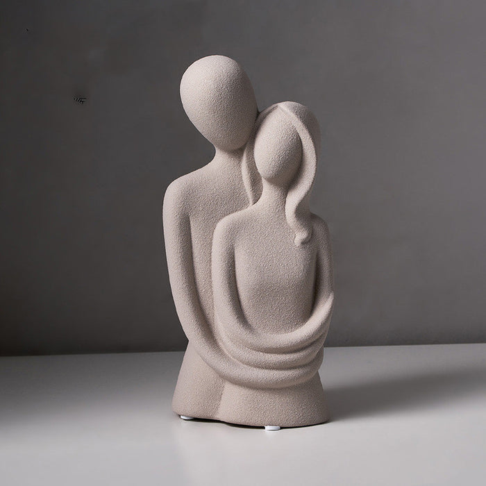 Modern Abstract Love Sculpture