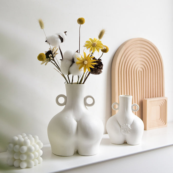 Nordic Human Body Ceramics Vases Decoration