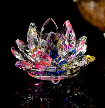 crystal lotus figurines