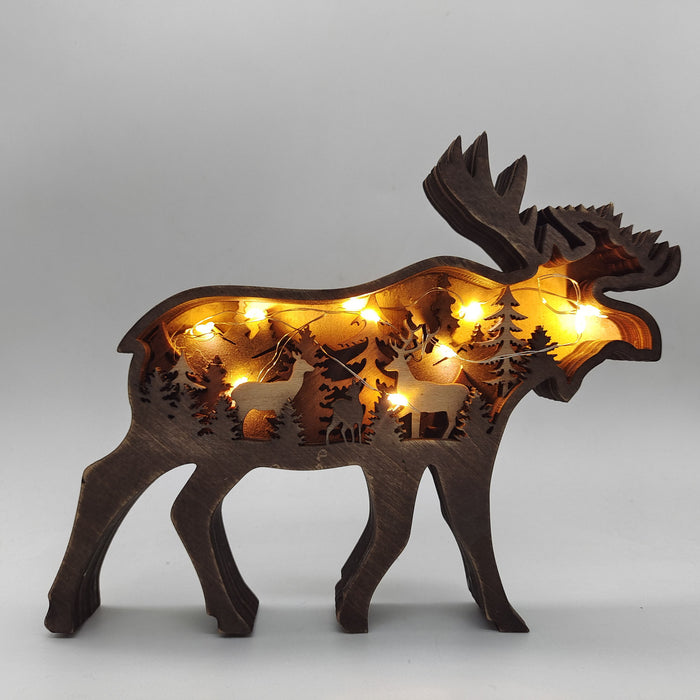 Christmas Decoration Wooden Wal Art