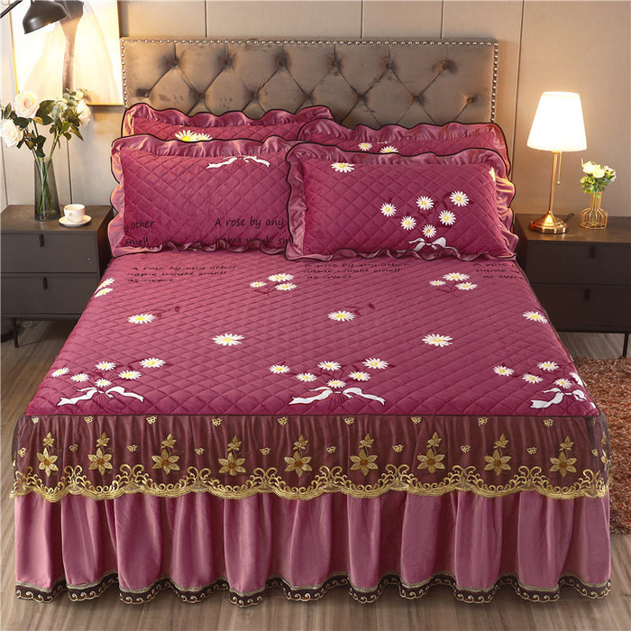 Single Piece  Plush Bed