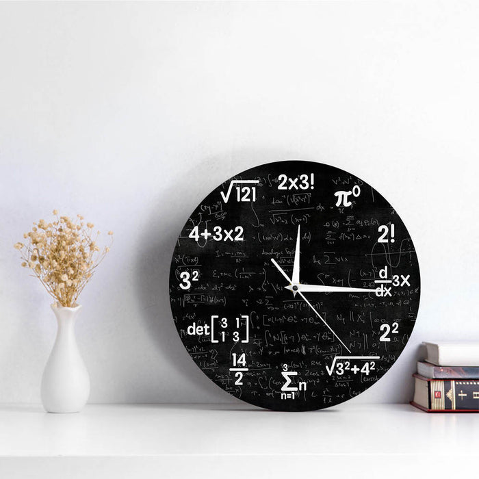 Math Wall Clock