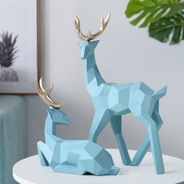 Resin Deer Sculpture