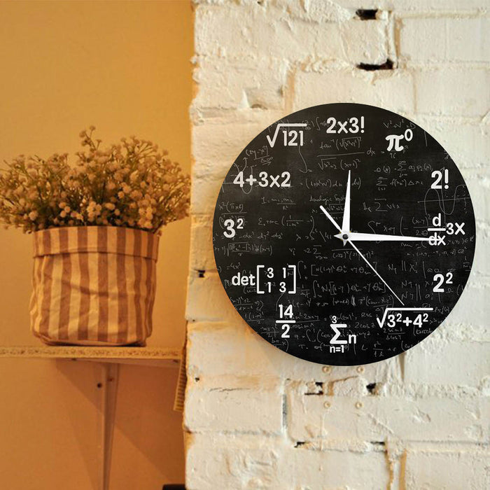 Math Wall Clock