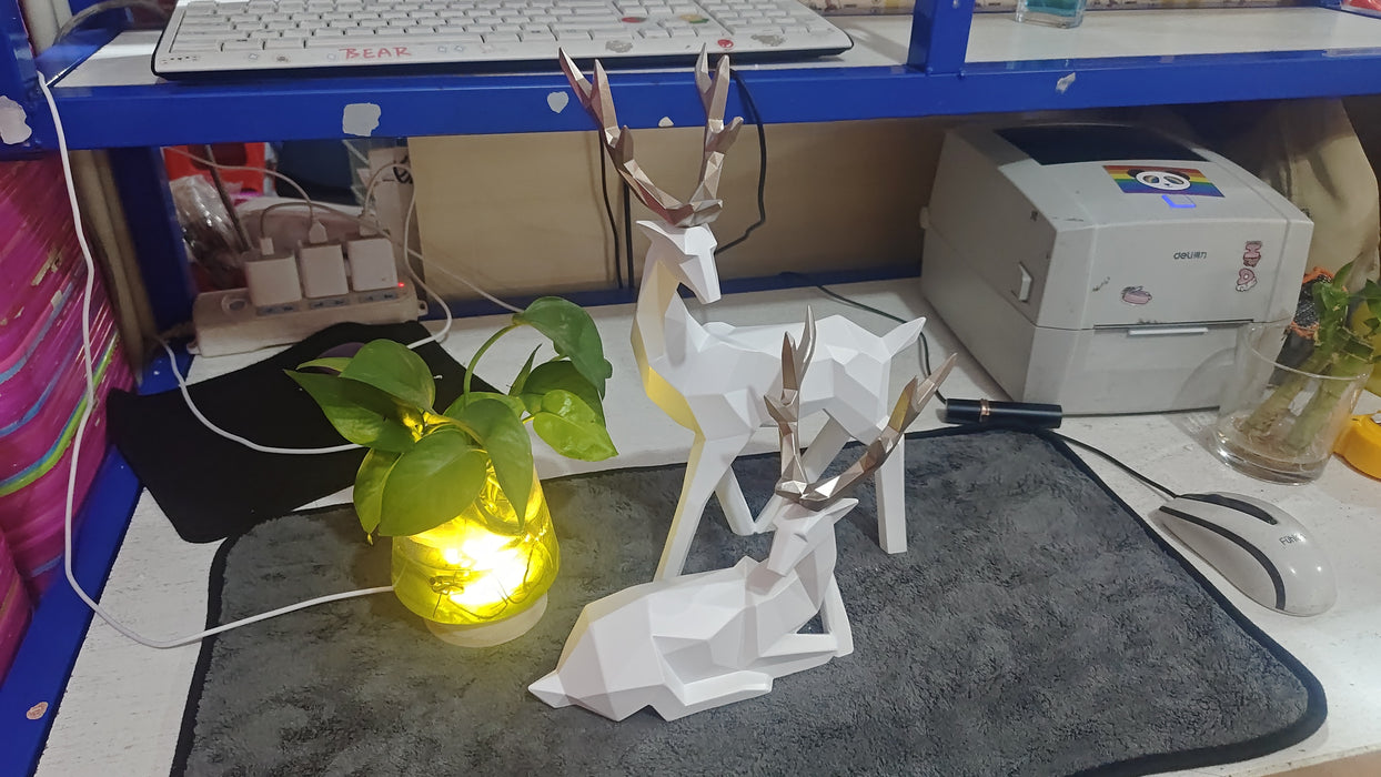 Resin Deer Sculpture