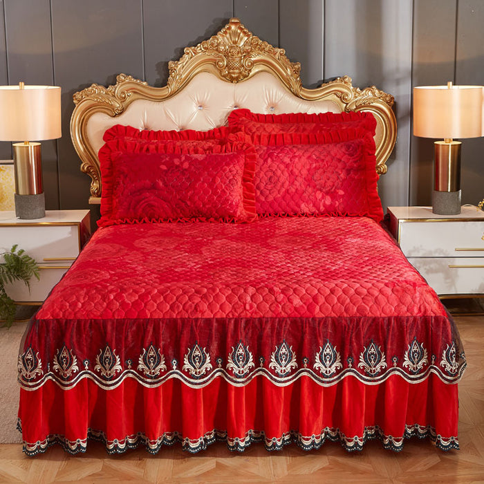 Single Piece  Plush Bed