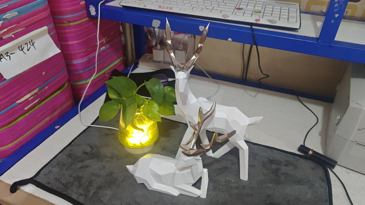 Resin Deer Sculpture