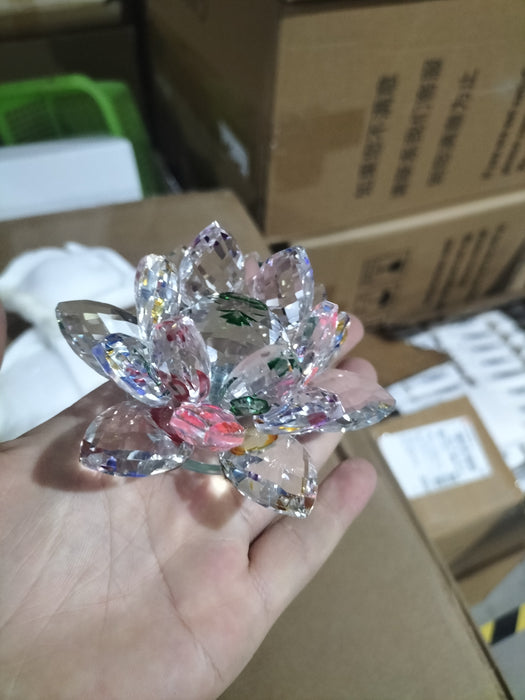 crystal lotus figurines