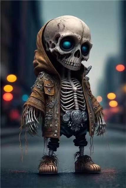 Cool Halloween Skeleton Figurines