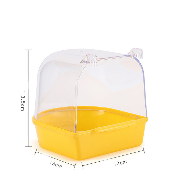 Cleaning Feather Parrot Bathroom